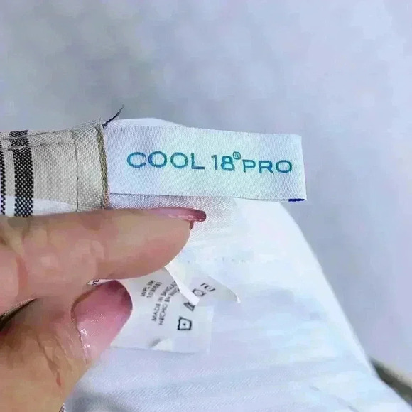 Men's Haggar Cool 18 Pro Size 32 brown/tan/hidden expandable waist plaid golf - Picture 6 of 9